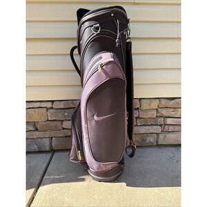 Nike Golf Performance Cart Bag Purple Black 7-Way Dividers